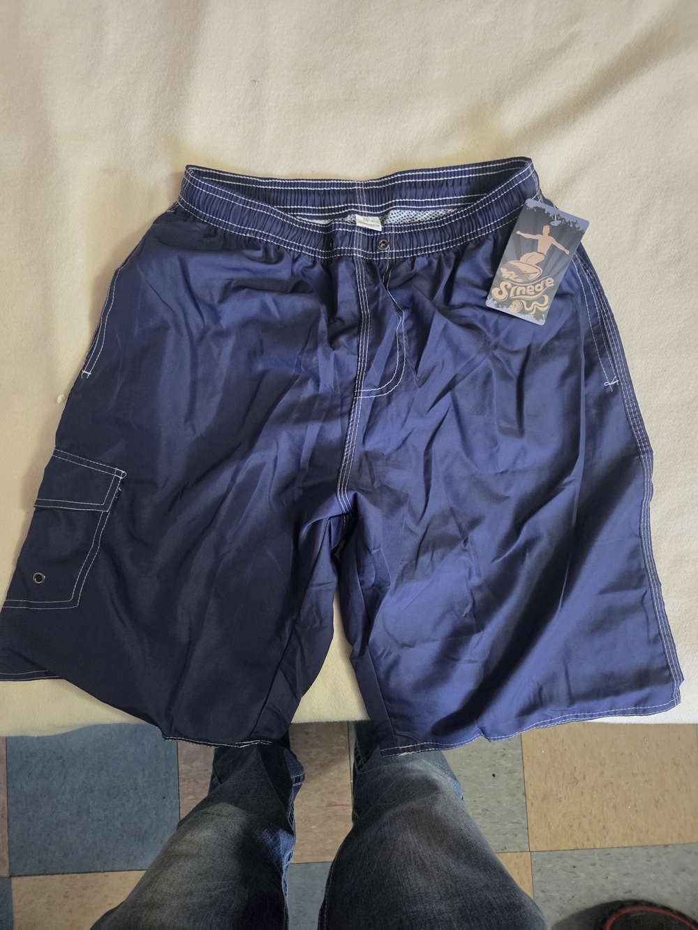 Navy Men’s Swim Trunks